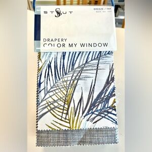 STOUT Sample Fabric Book. Disc. Patterns. Geometric Patterned Fabric Swatches.